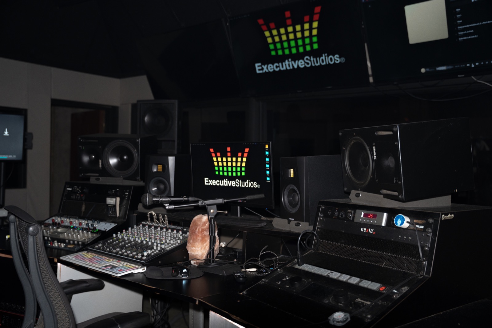 Studio A control room at Executive Studios