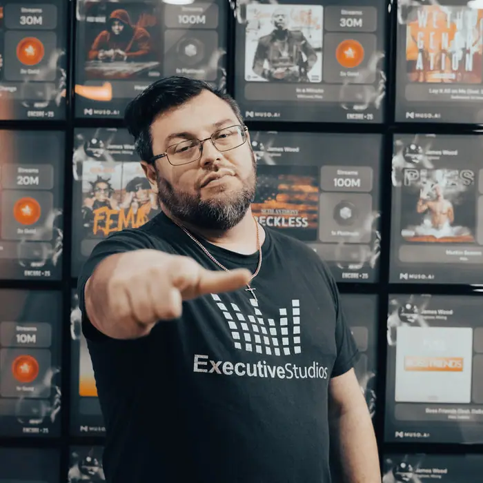 James Wood at Executive Studios