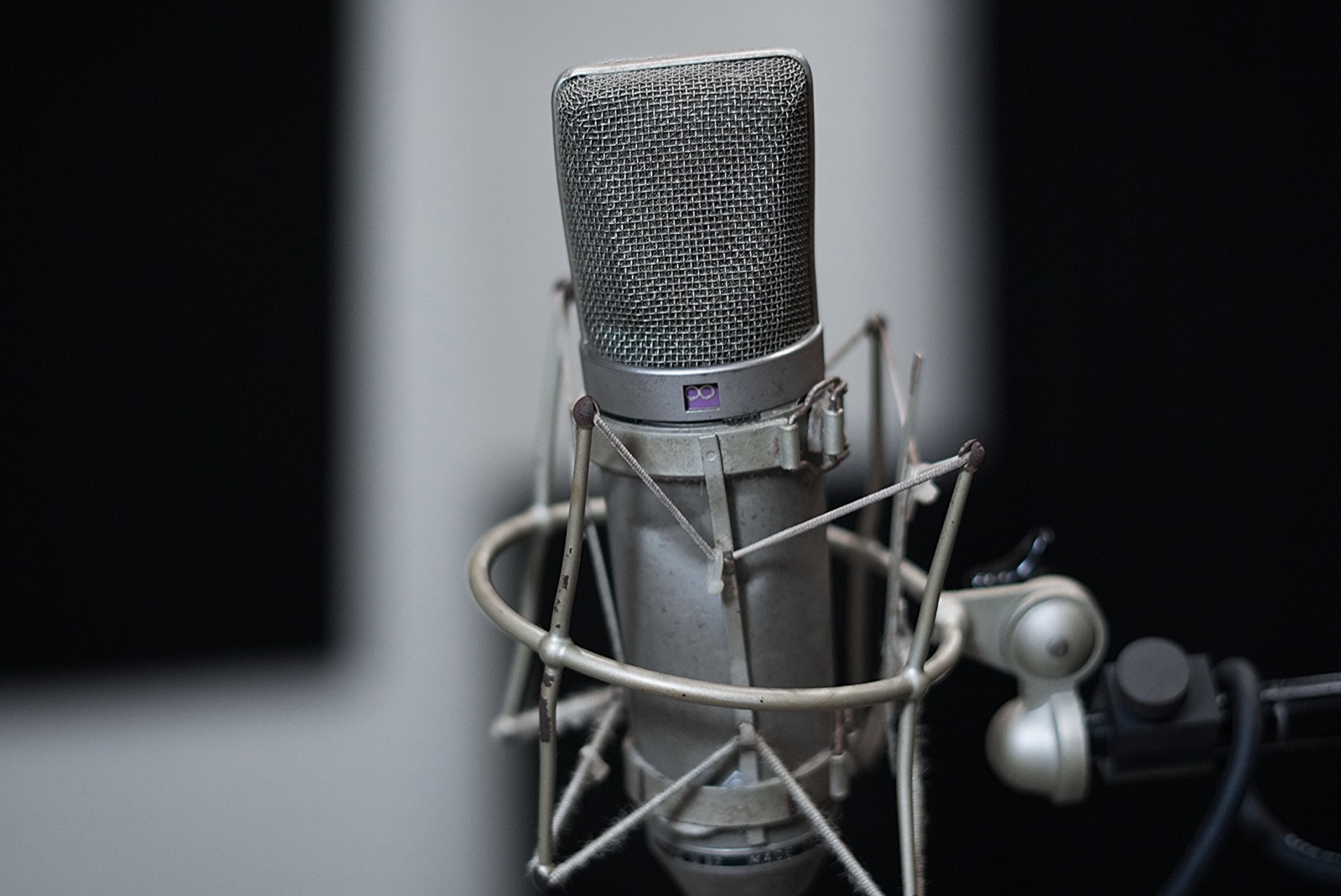 Executive Studios vocal microphone detail